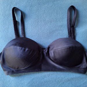 Favorite Daughter The Satin Bra Navy Size M